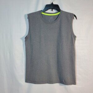 Fruit of the Loom Men's Sleeveless Dark Gray Muscle Shirt Size Small